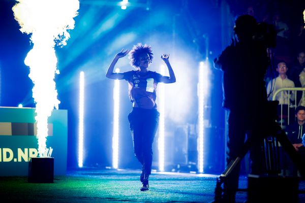 Maryse Luzolo (GER/Königsteiner LV) beim 4. ISTAF INDOOR Düsseldorf am 04.02.2024 im PSD Bank Dome in Düsseldorf