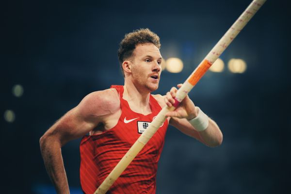 Torben Blech (GER/TSV Bayer 04 Leverkusen) beim 4. ISTAF INDOOR Düsseldorf am 04.02.2024 im PSD Bank Dome in Düsseldorf