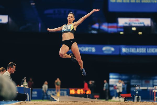 Diána Lesti (HUN) beim 4. ISTAF INDOOR Düsseldorf am 04.02.2024 im PSD Bank Dome in Düsseldorf