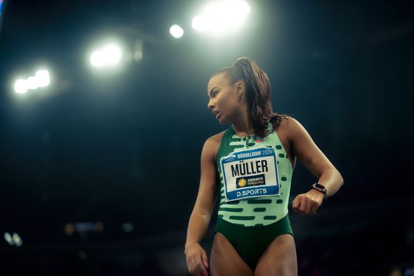 Laura Raquel Müller (GER/Unterländer LG) beim 4. ISTAF INDOOR Düsseldorf am 04.02.2024 im PSD Bank Dome in Düsseldorf