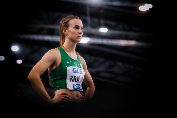 Pernilla Kramer (VfL Wolfsburg) am 18.02.2024 während den 71. Deutschen Leichtathletik-Hallenmeisterschaften in der QUARTERBACK Immobilien ARENA in Leipzig