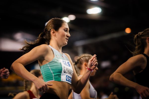 Gesa Felicitas Krause (Silvesterlauf Trier) am 18.02.2024 während den 71. Deutschen Leichtathletik-Hallenmeisterschaften in der QUARTERBACK Immobilien ARENA in Leipzig