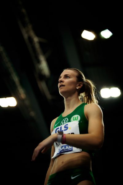 Pernilla Kramer (VfL Wolfsburg) am 18.02.2024 während den 71. Deutschen Leichtathletik-Hallenmeisterschaften in der QUARTERBACK Immobilien ARENA in Leipzig