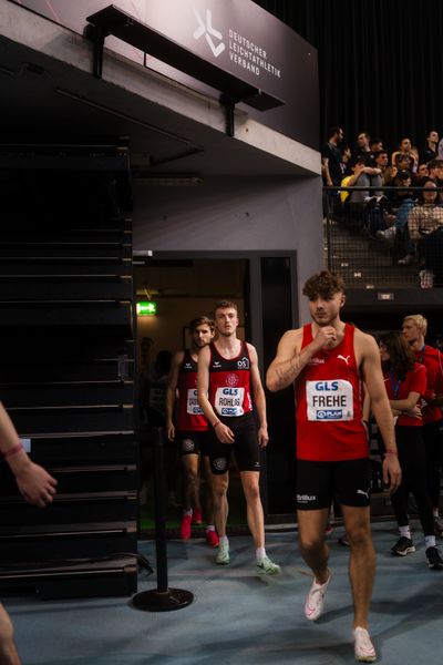 Andre Rohling (LG Osnabrück) am 18.02.2024 während den 71. Deutschen Leichtathletik-Hallenmeisterschaften in der QUARTERBACK Immobilien ARENA in Leipzig