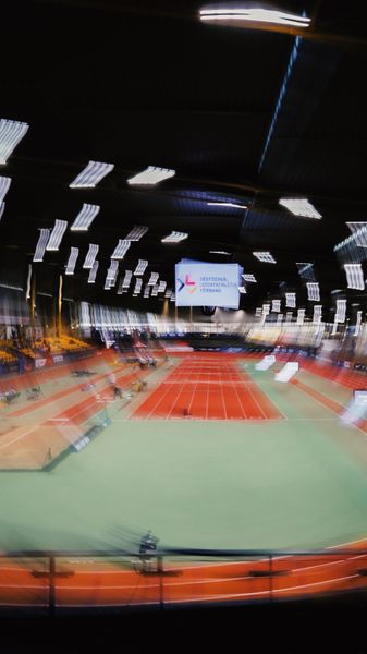 Die Helmut-Körnig-Halle waehrend der 55. Deutsche Jugend-Hallenmeisterschaften U20 am 24.02.2024 in der Helmut-Körnig-Halle in Dortmund