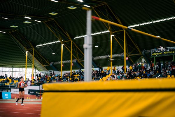 Anna-Elisabeth Ehlers (TSV Bayer 04 Leverkusen) waehrend der 55. Deutsche Jugend-Hallenmeisterschaften U20 am 25.02.2024 in der Helmut-Körnig-Halle in Dortmund