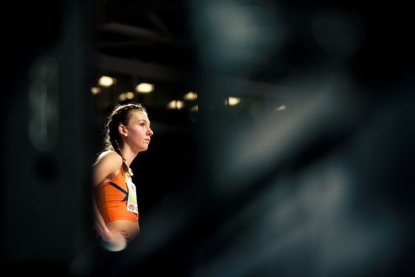 Femke Bol (NED/NEtherlands) im 400m Vorlauf am 01.03.2024 bei den World Athletics Indoor Championships in Glasgow (Schottland / Vereinigtes Königreich)