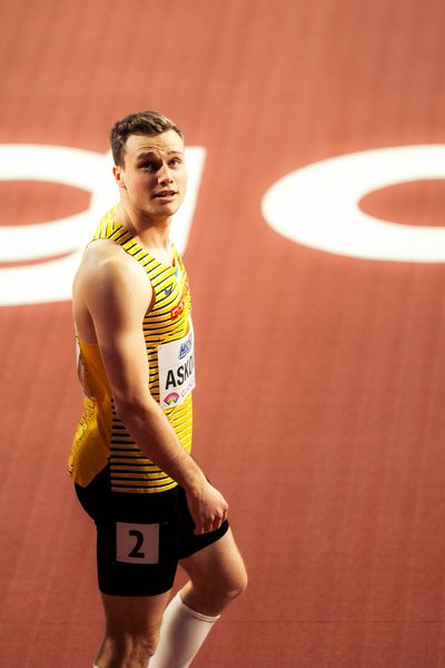 Aleksandar Askovic (GER/Germany) am 01.03.2024 bei den World Athletics Indoor Championships in Glasgow (Schottland / Vereinigtes Königreich)