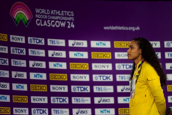 am 01.03.2024 bei den World Athletics Indoor Championships in Glasgow (Schottland / Vereinigtes Königreich)