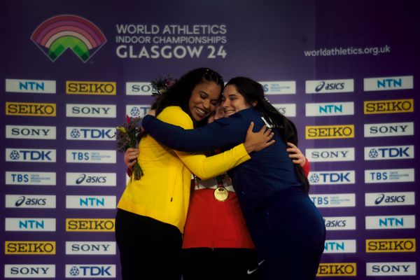 am 01.03.2024 bei den World Athletics Indoor Championships in Glasgow (Schottland / Vereinigtes Königreich)