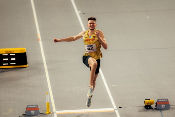 Simon Batz (GER/Germany) am 02.03.2024 bei den World Athletics Indoor Championships in Glasgow (Schottland / Vereinigtes Königreich)