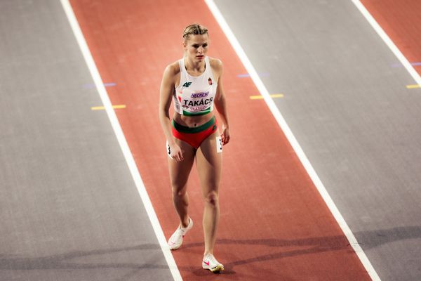 Boglarka Takacs (HUN/Hungary) am 02.03.2024 bei den World Athletics Indoor Championships in Glasgow (Schottland / Vereinigtes Königreich)