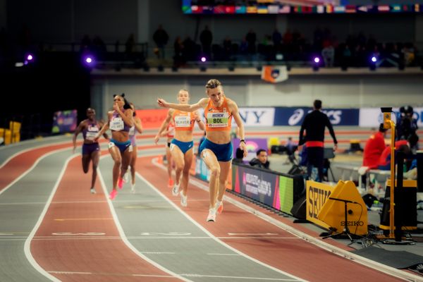 World Record von Femke Bol (NED/Netherlands) am 02.03.2024 bei den World Athletics Indoor Championships in Glasgow (Schottland / Vereinigtes Königreich)