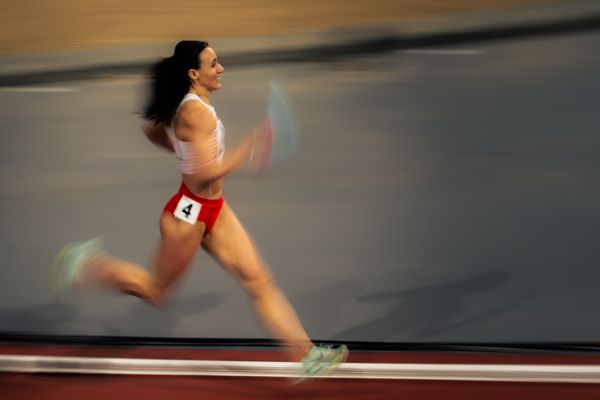 Marika Popowicz-Drapala (POL/Poland) am 03.03.2024 bei den World Athletics Indoor Championships in Glasgow (Schottland / Vereinigtes Königreich)