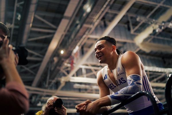 Emmanouil Karalis (GRE/Greece) am 03.03.2024 bei den World Athletics Indoor Championships in Glasgow (Schottland / Vereinigtes Königreich)