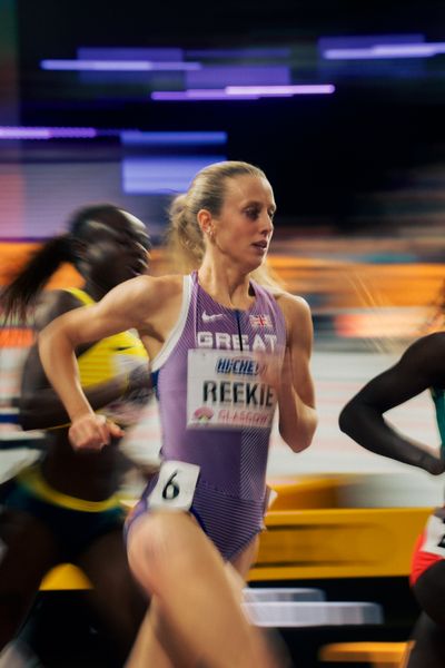 Jemma Reekie (GBR/Great Britain),am 03.03.2024 bei den World Athletics Indoor Championships in Glasgow (Schottland / Vereinigtes Königreich)