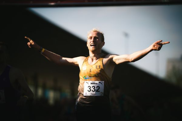 Florian Bremm (GER/LSC Höchstadt/Aisch) am 11.05.2024 während der 8. PUMA NITRO Lange Laufnacht im Carl-Kaufmann-Stadion in Karlsruhe