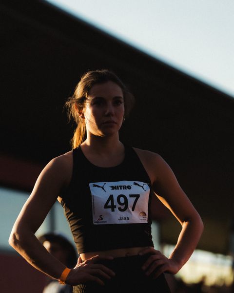 Jana Reinert (GER/LG Stadtwerke München) am 11.05.2024 während der 8. PUMA NITRO Lange Laufnacht im Carl-Kaufmann-Stadion in Karlsruhe