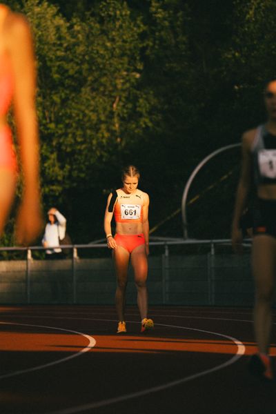 Tanja Spill (GER/LAV Bayer Uerdingen/Dormagen) am 11.05.2024 während der 8. PUMA NITRO Lange Laufnacht im Carl-Kaufmann-Stadion in Karlsruhe