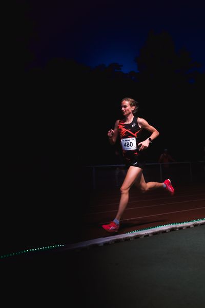 Fabienne Königstein (GER/MTG Mannheim) am 11.05.2024 während der 8. PUMA NITRO Lange Laufnacht im Carl-Kaufmann-Stadion in Karlsruhe