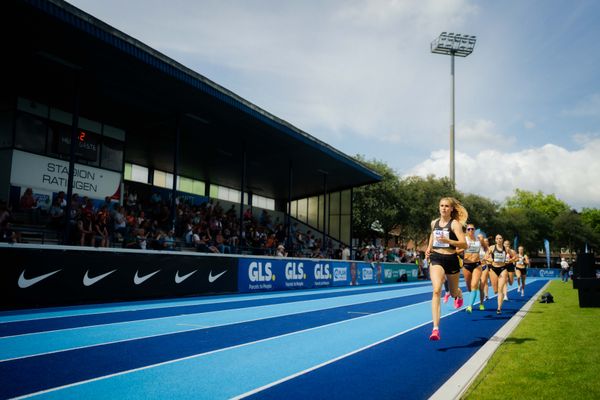 Laura Voß (GER | LAZ Soest) im 800m Lauf am 23.06.2024 beim Stadtwerke Ratingen Mehrkampf-Meeting 2024 in Ratingen