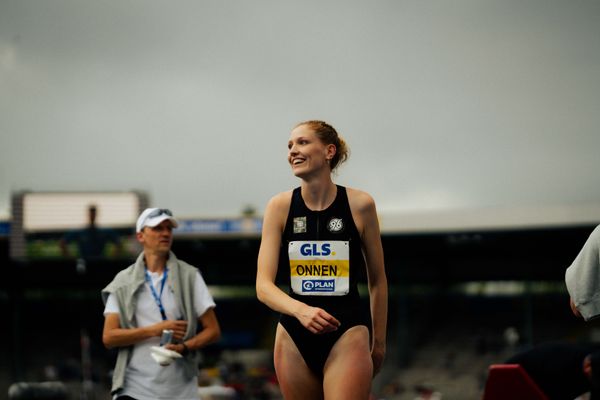 Imke Onnen (Hannover 96) am 30.06.2024 beim 5000m Lauf bei den deutschen Leichtathletik-Meisterschaften 2024 im Eintracht-Stadion in Braunschweig