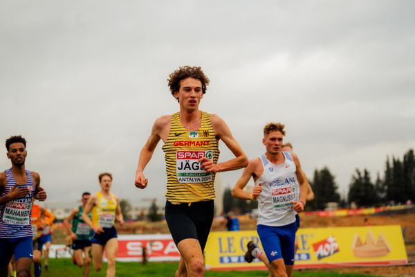 Nick Jäger (Germany) am 08.12.2024 bei den Crosslauf-Europameisterschaften in Antalya