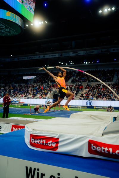 Bo Kanda Lita Baehre (GER) beim ISTAF Indoor Düsseldorf am 09.02.2025 im PSD Bank Dome in Düsseldorf