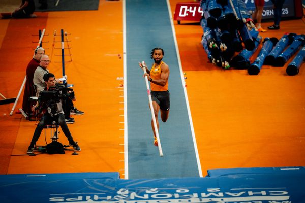 Bo Kanda Lita Baehre (GER) during the European Athletics Indoor Championships on 07/03/2025 at the Omnisport Arena in Apeldoorn