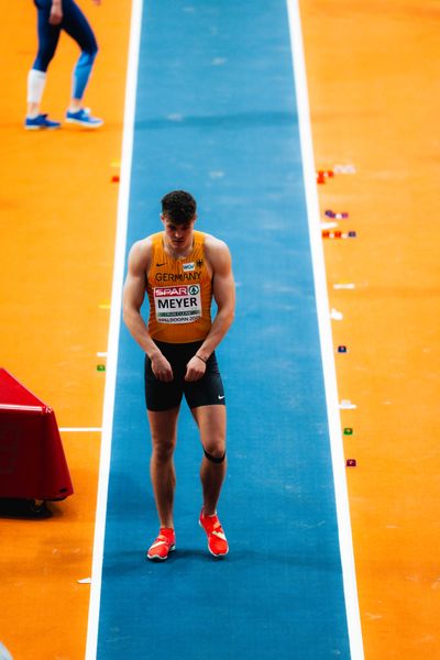 Marcel Meyer (GER/Germany) during the European Athletics Indoor Championships on 07/03/2025 at the Omnisport Arena in Apeldoorn