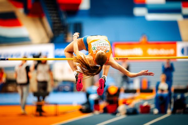 Britt Weerman (NED) during the European Athletics Indoor Championships on 07/03/2025 at the Omnisport Arena in Apeldoorn