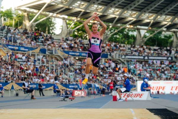 Max Heß (Germany) during the Triple Jump at the Wanda Diamond League MEETING de Paris on 20/06/2025 in Paris