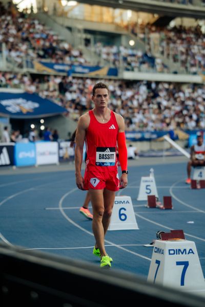 Trevor Bassitt (United States) during the 400m hurdles at the Wanda Diamond League MEETING de Paris on 20/06/2025 in Paris
