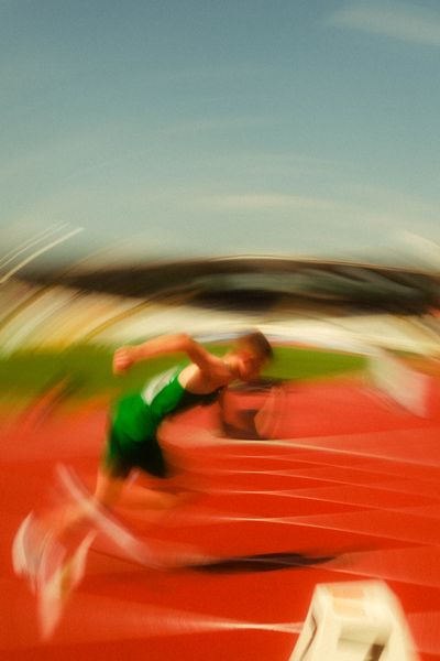 Ruth Hildebrand (SCL Heel Baden-Baden) waehrend der U16-/U23-DM am 05.07.2025 im Donaustadion in Ulm