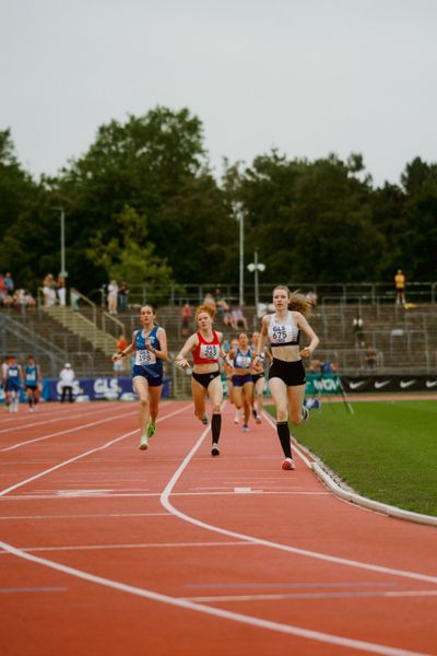 Valerie Fehlandt (LAV Zeven) waehrend der U16-/U23-DM am 06.07.2025 im Donaustadion in Ulm