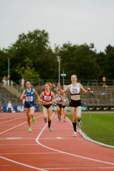 Valerie Fehlandt (LAV Zeven) waehrend der U16-/U23-DM am 06.07.2025 im Donaustadion in Ulm