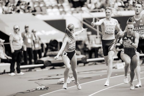 Manuel Sanders (GER), Johanna Martin (GER) during the World Athletics Championships on 13.09.2025 in Tokyo.