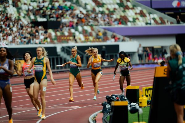 Elisa Lechleitner (GER), Sharlene Mawdsley (IRL) during the World Athletics Championships on 13.09.2025 in Tokyo.