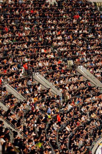 Many Visitors during the World Athletics Championships on 13.09.2025 in Tokyo.