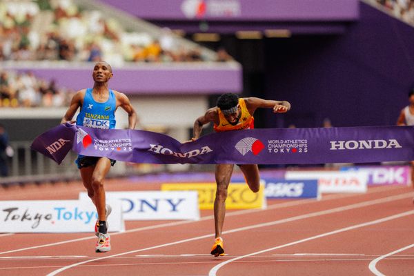 Alphonce Felix Simbu (TAN), Amanal Petros (GER) during the World Athletics Championships on 15.09.2025 in Tokyo.