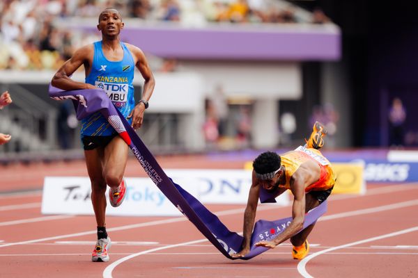 Alphonce Felix Simbu (TAN), Amanal Petros (GER) during the World Athletics Championships on 15.09.2025 in Tokyo.