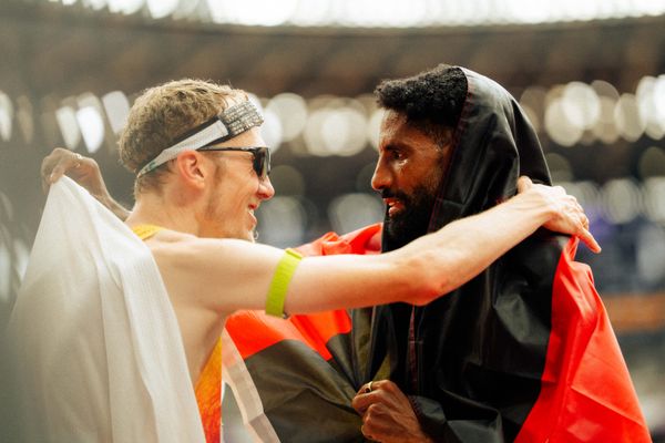 Richard Ringer (GER), Amanal Petros (GER) during the World Athletics Championships on 15.09.2025 in Tokyo.