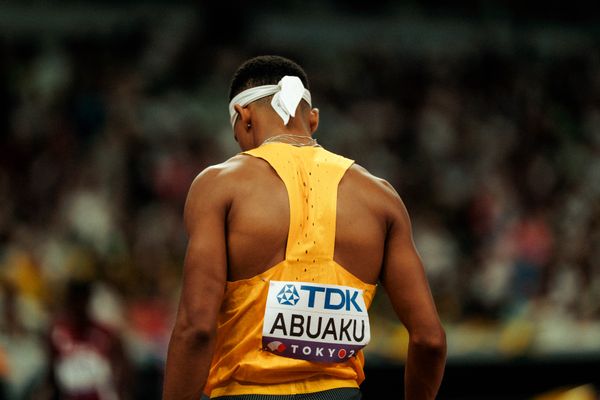 Joshua Abuaku (GER) during the World Athletics Championships on 15.09.2025 in Tokyo.