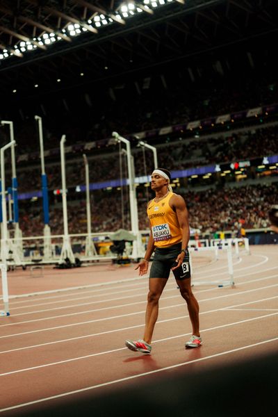 Joshua Abuaku (GER) during the World Athletics Championships on 15.09.2025 in Tokyo.