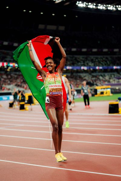 Faith Kipyegon (KEN) during the World Athletics Championships on 16.09.2025 in Tokyo.