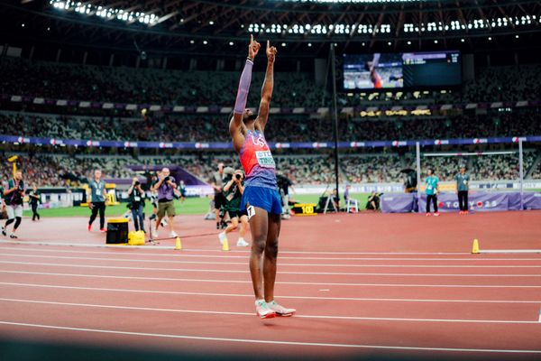 Cordell Tinch (USA) during the World Athletics Championships on 16.09.2025 in Tokyo.