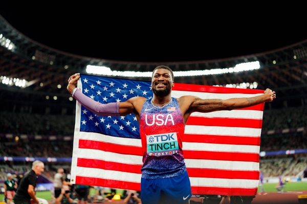 Cordell Tinch (USA) during the World Athletics Championships on 16.09.2025 in Tokyo.