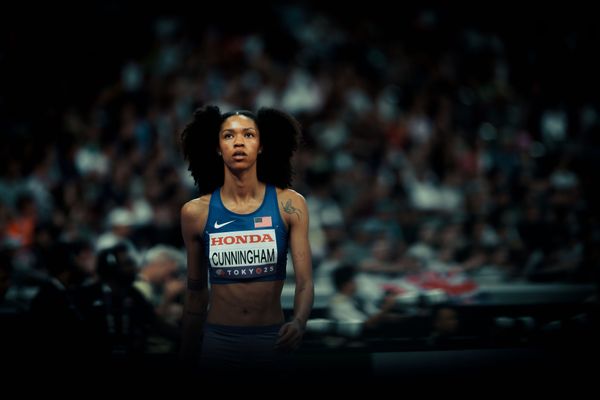 Vashti Cunningham (USA) during the World Athletics Championships on 18.09.2025 in Tokyo.