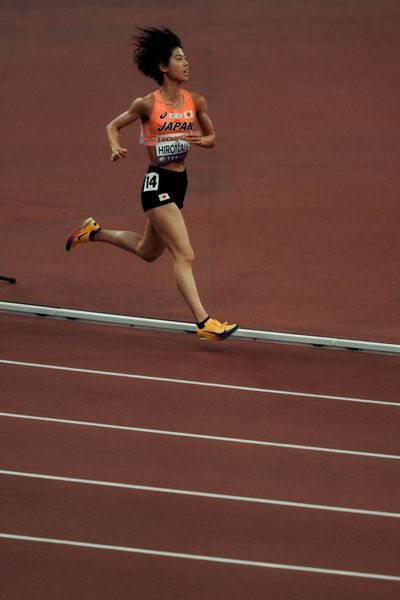 Ririka Hironaka (JPN) during the World Athletics Championships on 18.09.2025 in Tokyo.