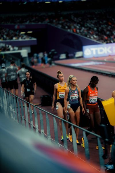 Jemma Reekie (GBR), Smilla Kolbe (GER) during the World Athletics Championships on 18.09.2025 in Tokyo.